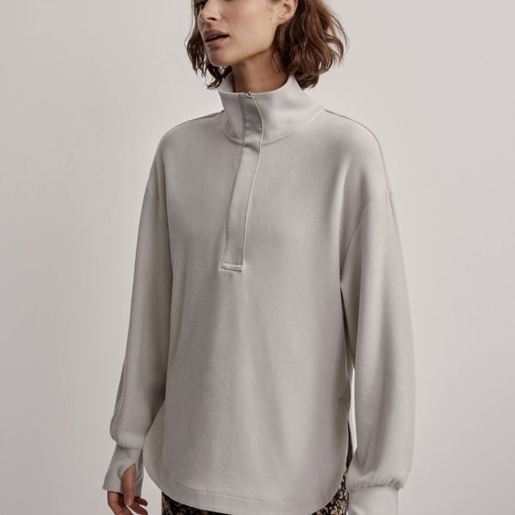 VARLEY Roeder Half Zip Midlayer - Silver Lining - NWT! NEVER WORN! MSRP: $138 - Picture 4 of 11